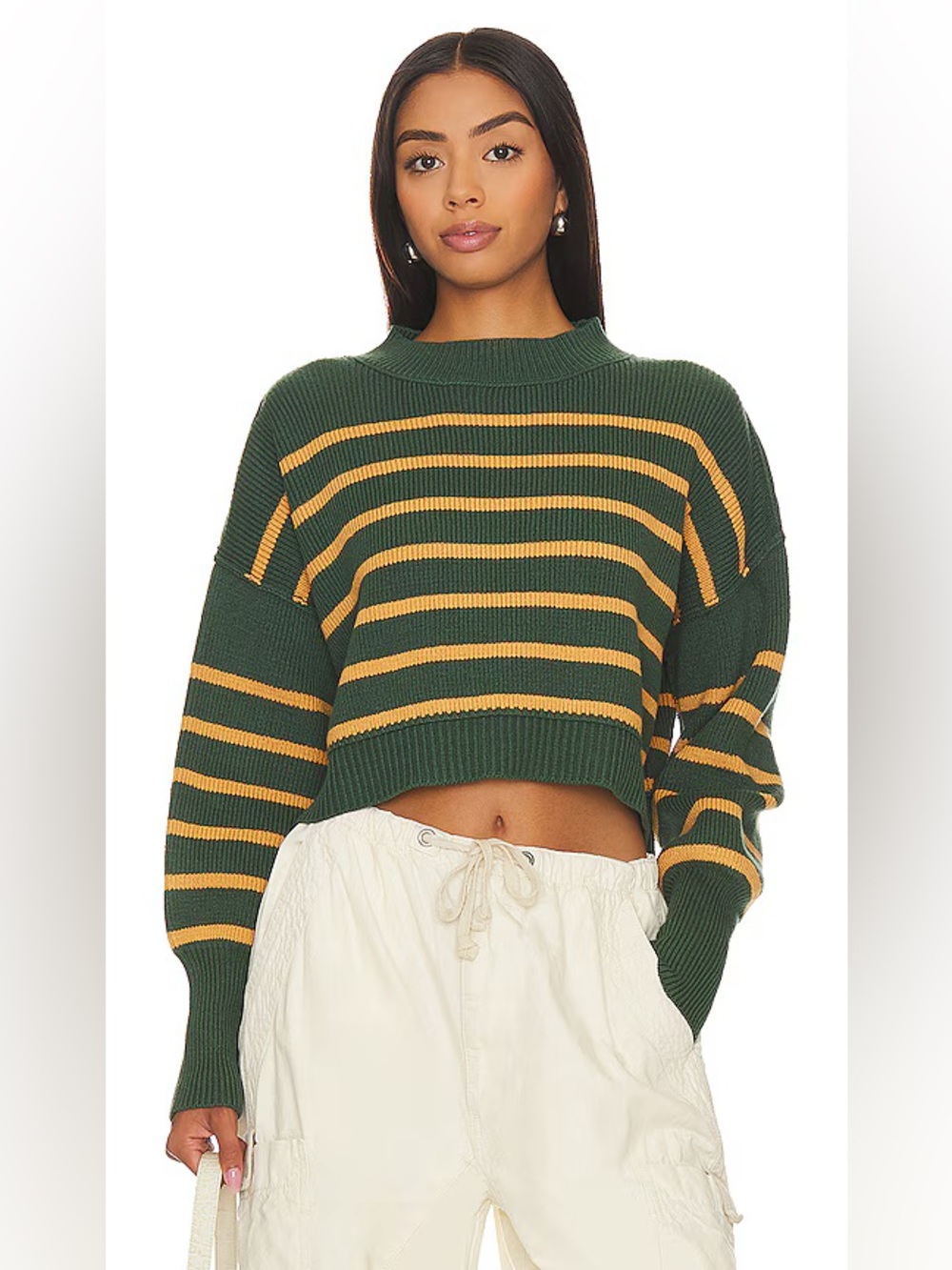 Free People Striped Easy Street Sweater